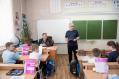 Ветеран А.Л.Шаламов на встрече с учениками 3В кл. прогимназии №133, 030