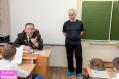 Ветеран А.Л.Шаламов на встрече с учениками 3В кл. прогимназии №133, 111